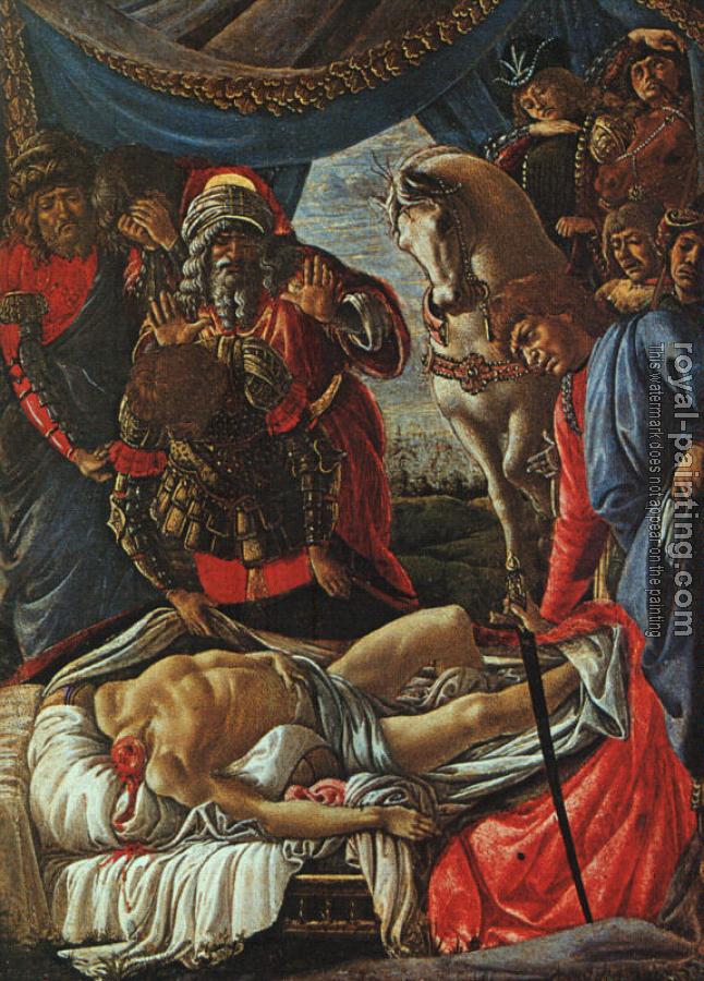 Sandro Botticelli : The Discovery of the Body of Holofernes